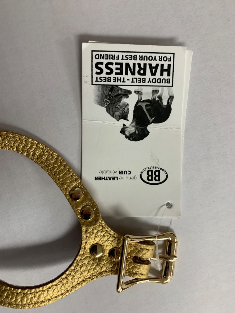 NWT BuddyBelt Gold Nugget Elite Dog Harness SIZE 3 - Picture 2 of 5